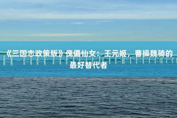 《三国志政策版》傀儡仙女:王元姬,曹操魏骑的最好替代者