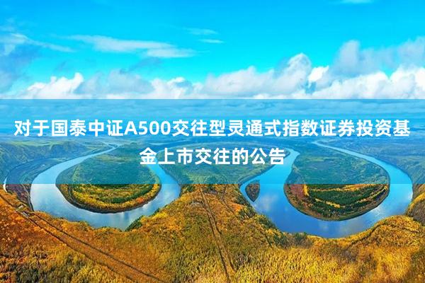 对于国泰中证A500交往型灵通式指数证券投资基金上市交往的公告