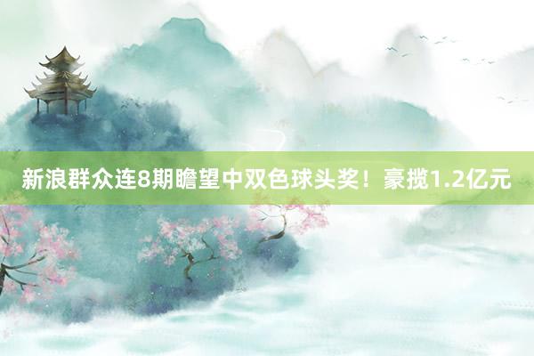 新浪群众连8期瞻望中双色球头奖！豪揽1.2亿元